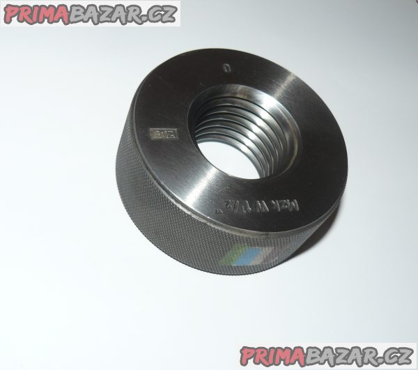 Závitový kroužek mezní W 1 1/2" Mzk, 0 - dobrá strana Závitový kroužek mezní W 1 1/2" Mzk, 0 - dobrá strana
