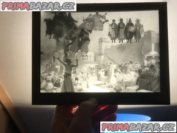 Historický materiál - Alfons Mucha Slovanská epo. Historický materiál - Alfons Mucha Slovanská epo.