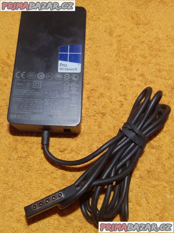 Nabíječka Microsoft 12V - 3.6A s USB - originál!