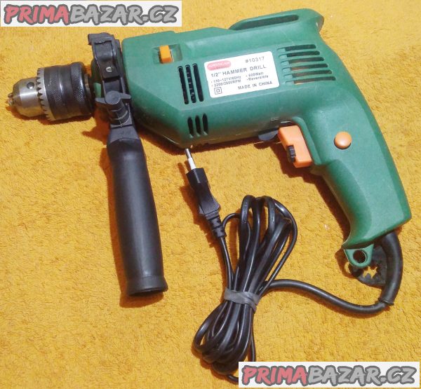 Vrtačka s příklepem American 600 W + 4 DÁRKY!!! Vrtačka s příklepem American 600 W + 4 DÁRKY!!!