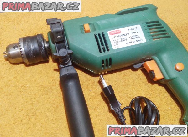 Vrtačka s příklepem American 600 W + 4 DÁRKY!!! Vrtačka s příklepem American 600 W + 4 DÁRKY!!!