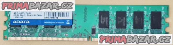 RAM paměti pro PC i notebooky - DDR-DDR2-DDR3 - 512MB až 2GB.