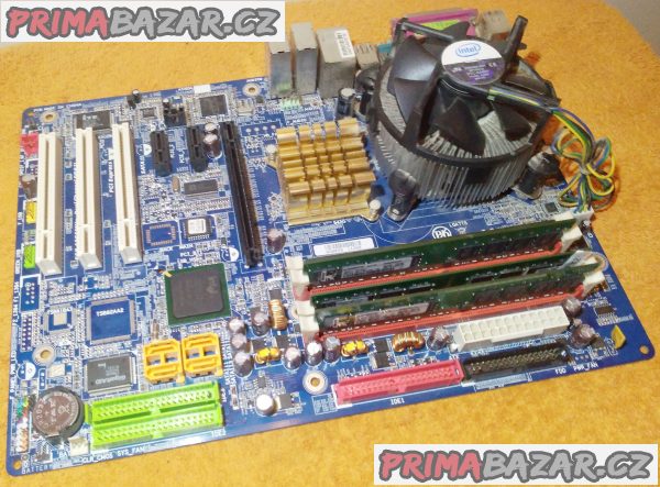 Zákl. deska Gigabyte GA-8I945P-G-RH + procesor a chladič a 4 GB RAM!!! Zákl. deska Gigabyte GA-8I945P-G-RH + procesor a chladič a 4 GB RAM!!!
