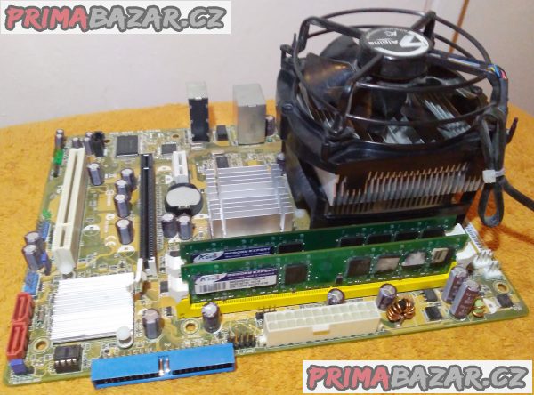 Zákl. deska ASUS P5G-MX + procesor a chladič a 2 GB RAM!!! Zákl. deska ASUS P5G-MX + procesor a chladič a 2 GB RAM!!!