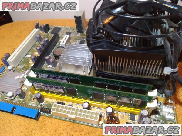 Zákl. deska ASUS P5G-MX + procesor a chladič a 2 GB RAM!!! Zákl. deska ASUS P5G-MX + procesor a chladič a 2 GB RAM!!!