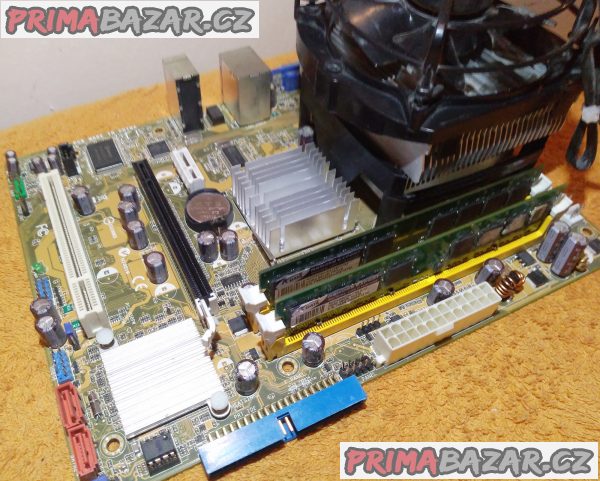 Zákl. deska ASUS P5G-MX + procesor a chladič a 2 GB RAM!!! Zákl. deska ASUS P5G-MX + procesor a chladič a 2 GB RAM!!!