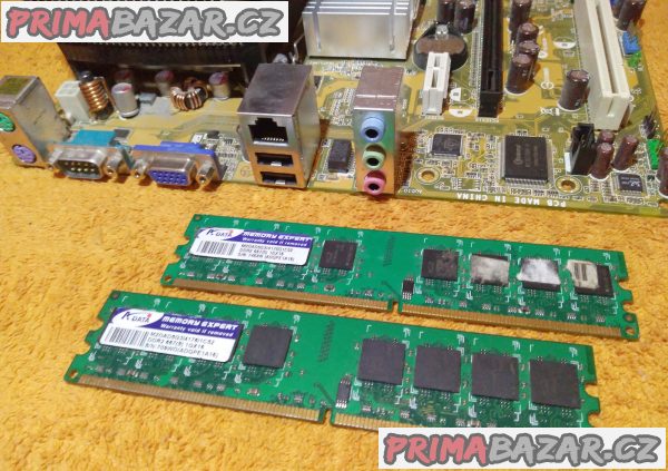 Zákl. deska ASUS P5G-MX + procesor a chladič a 2 GB RAM!!! Zákl. deska ASUS P5G-MX + procesor a chladič a 2 GB RAM!!!