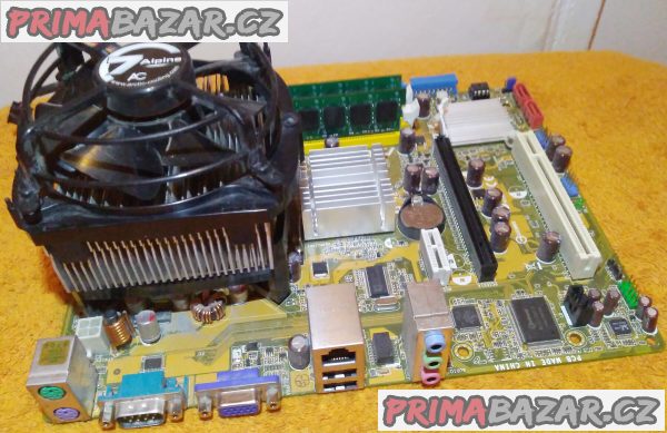 Zákl. deska ASUS P5G-MX + procesor a chladič a 2 GB RAM!!! Zákl. deska ASUS P5G-MX + procesor a chladič a 2 GB RAM!!!