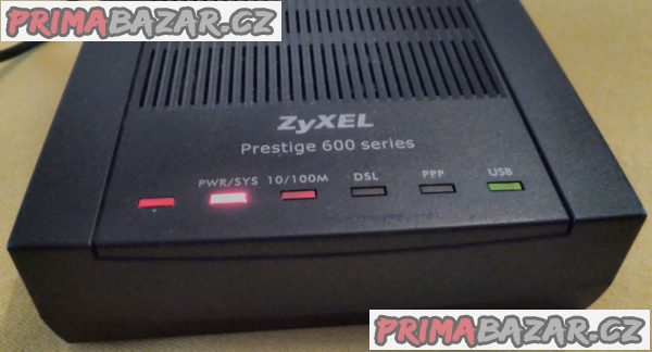 Vysokorychlostní router Zyxel Prestige 660RU-T3 - vč. adaptéru. Vysokorychlostní router Zyxel Prestige 660RU-T3 - vč. adaptéru.