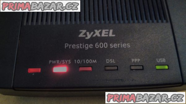 Vysokorychlostní router Zyxel Prestige 660RU-T3 - vč. adaptéru. Vysokorychlostní router Zyxel Prestige 660RU-T3 - vč. adaptéru.
