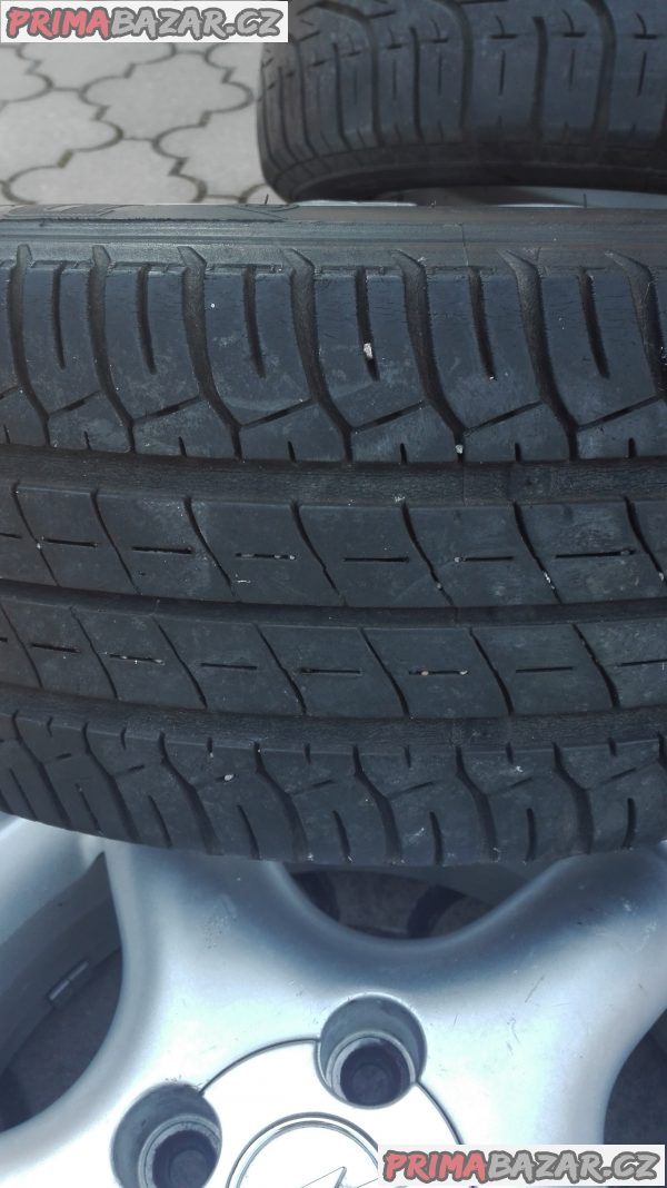 Originální alu kola Opel Tigra + letní pneu (4mm) Originální alu kola Opel Tigra + letní pneu (4mm)