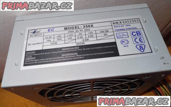 3x PC zdroj 300 až 450 W - levně!!! 3x PC zdroj 300 až 450 W - levně!!!