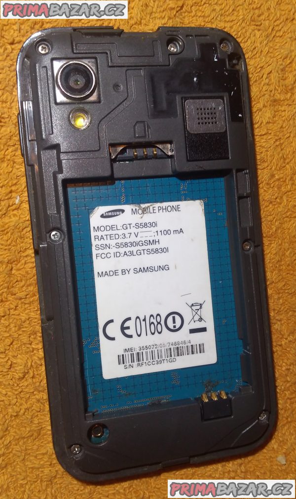 Samsung S5830i Galaxy Ace - 2 závady!!! Samsung S5830i Galaxy Ace - 2 závady!!!