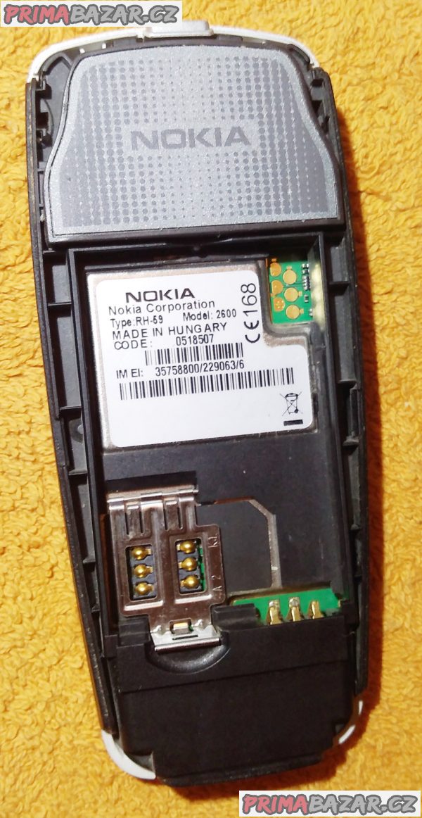 Nokia 2600 - jako nový ale zlobí nabíjení!!! Nokia 2600 - jako nový ale zlobí nabíjení!!!