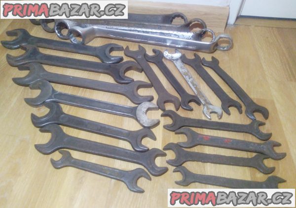 Sada 16 plochých a 4 očkových klíčů!!! Sada 16 plochých a 4 očkových klíčů!!!