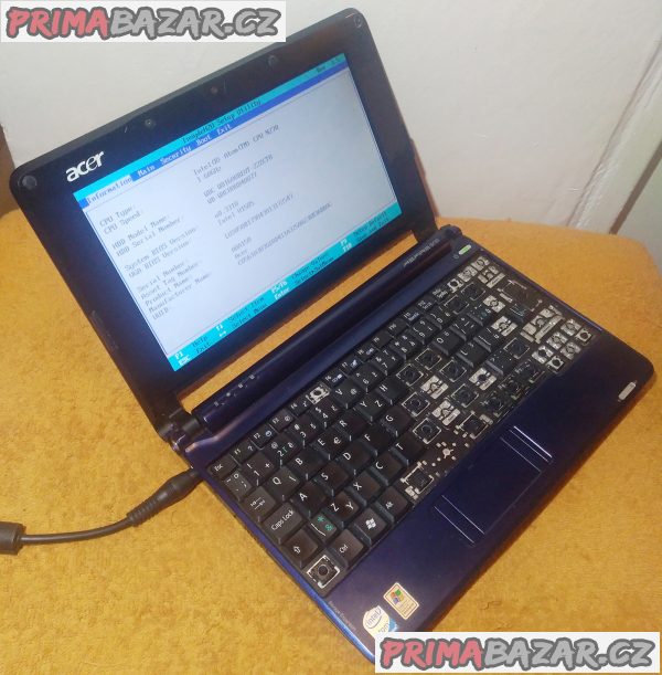 Notebook Acer Aspire One ZG5 - s 3mi nedostatky! Notebook Acer Aspire One ZG5 - s 3mi nedostatky!