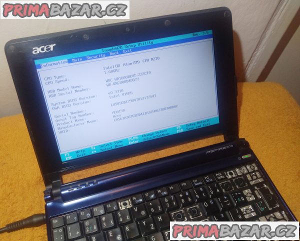 Notebook Acer Aspire One ZG5 - s 3mi nedostatky! Notebook Acer Aspire One ZG5 - s 3mi nedostatky!