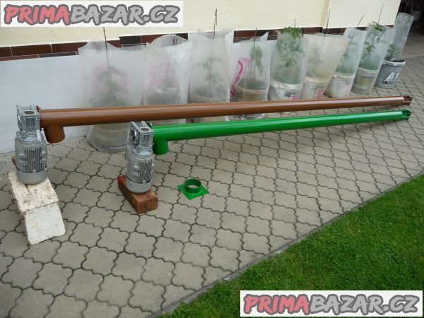 Šnekový dopravník krtek na uhlí- pelety- obilí Šnekový dopravník krtek na uhlí- pelety- obilí