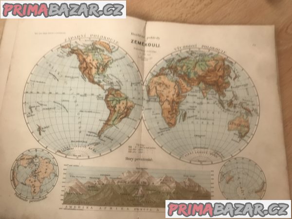 Vávruv zeměpisny atlas z roku 1905. Vávruv zeměpisny atlas z roku 1905.