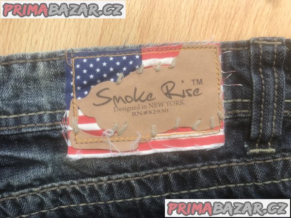 Originální Jeans s americkou vlajkou