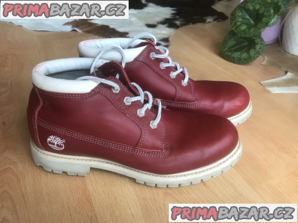 Dámské/Panské kožené značkové boty Timberland Dámské/Panské kožené značkové boty Timberland