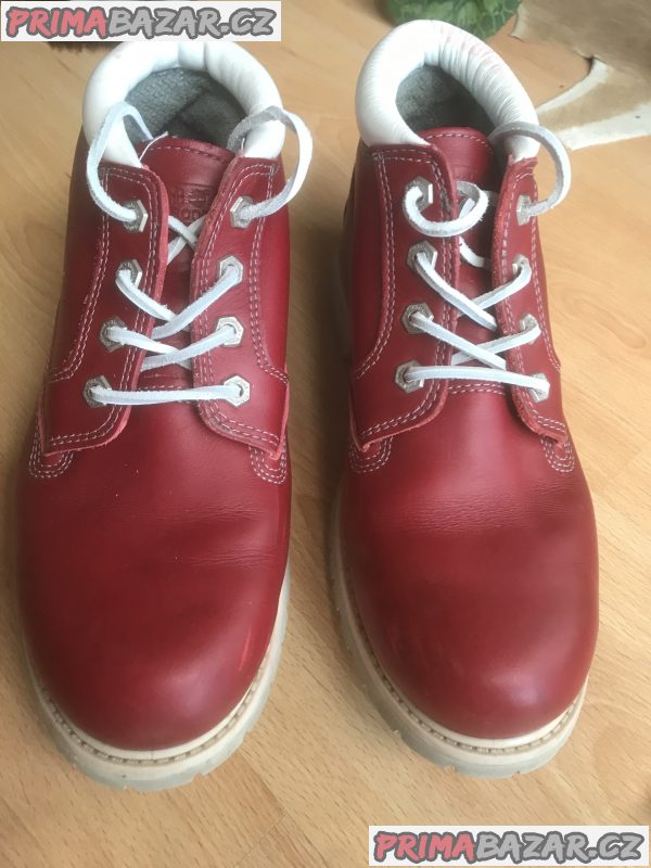 Dámské/Panské kožené značkové boty Timberland Dámské/Panské kožené značkové boty Timberland
