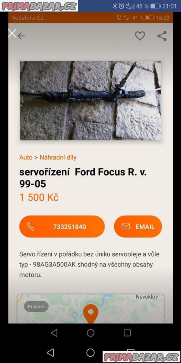 Servořízení Ford Focus