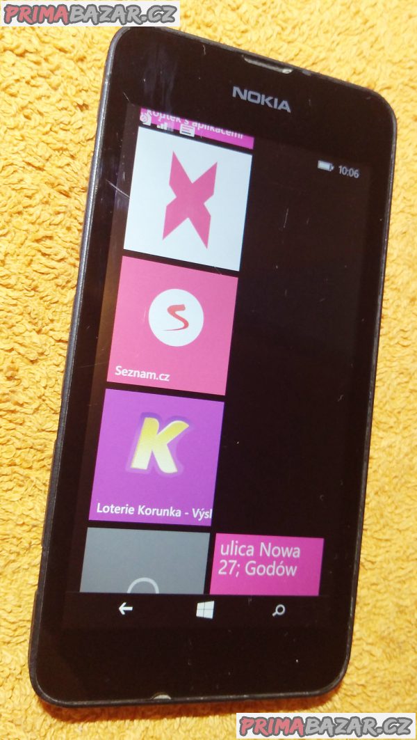 Nokia Lumia 530 na 2 SIM - bez zadního krytu!!! Nokia Lumia 530 na 2 SIM - bez zadního krytu!!!