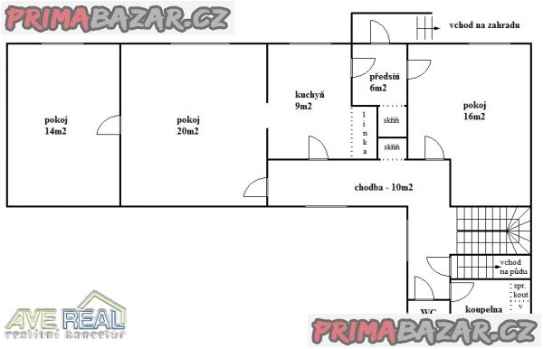 Prodej RD o velikosti 3+1 (cca 82m2), garáž, 2x dílna, sklep, pozemek 433m2, Praha 8 (Ďáblice), ul. Ďáblická