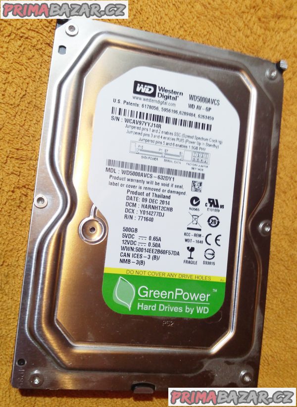 Rychlý HDD pro PC - 500 GB + ZDARMA 80 GB!!! Rychlý HDD pro PC - 500 GB + ZDARMA 80 GB!!!