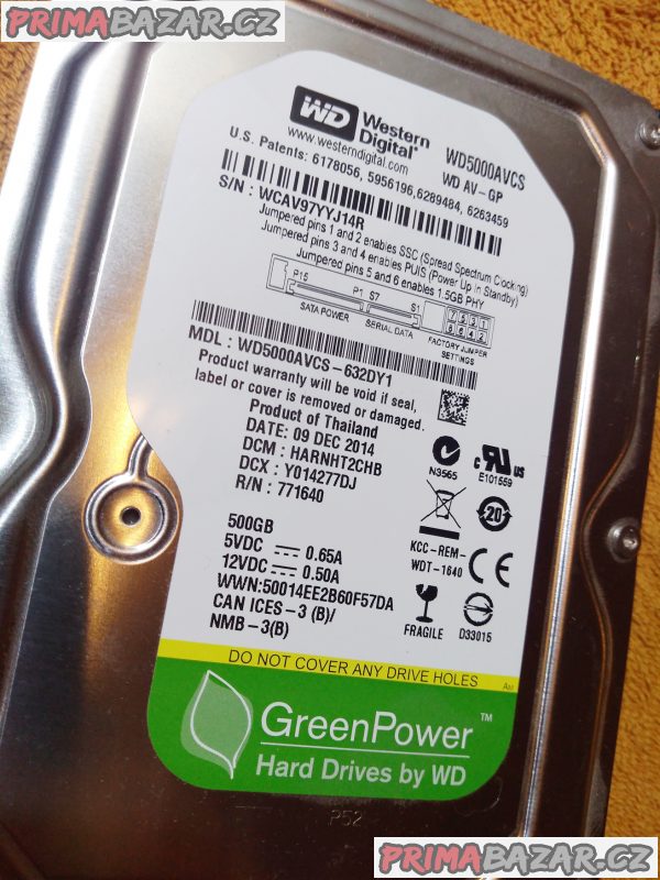 Rychlý HDD pro PC - 500 GB + ZDARMA 80 GB!!! Rychlý HDD pro PC - 500 GB + ZDARMA 80 GB!!!