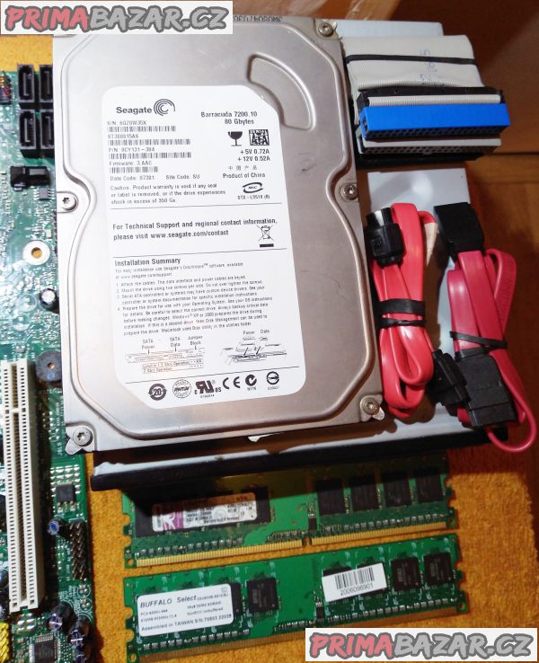 Intel D946GZIS + procesor- chladič- HDD- DVD a 2 GB RAM!!! Intel D946GZIS + procesor- chladič- HDD- DVD a 2 GB RAM!!!