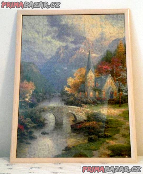 Zcela NOVÉ zarámované obrazy z Puzzle. Zcela NOVÉ zarámované obrazy z Puzzle.