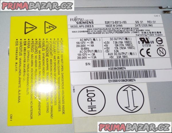2x PC zdroj 230 a 300 W - LEVNĚ!!! 2x PC zdroj 230 a 300 W - LEVNĚ!!!