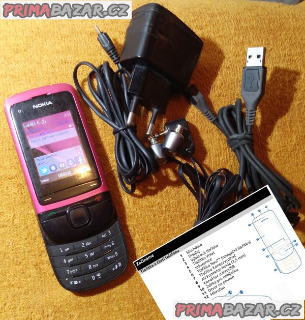 Výsuvná Nokia C2-05 + 3 DÁRKY!!! Výsuvná Nokia C2-05 + 3 DÁRKY!!!