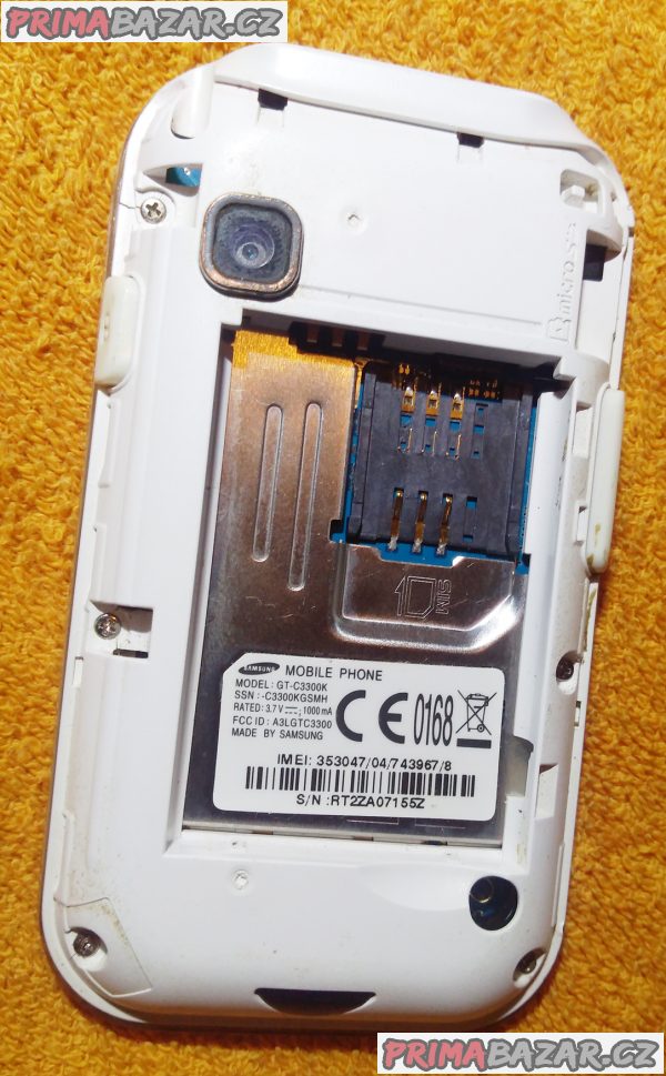 Samsung GT-C3300K - s 2 nedostatky!!! Samsung GT-C3300K - s 2 nedostatky!!!