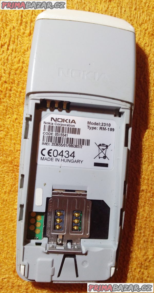Nokia 2310 - nenajíždí SIM!!! Nokia 2310 - nenajíždí SIM!!!