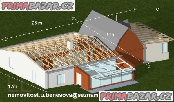 RD(novostavba) nedaleko Prahy v přírodě,pozemek4802m2,RD320m2+bus,vlak,D3,bazén,krb.vlož.