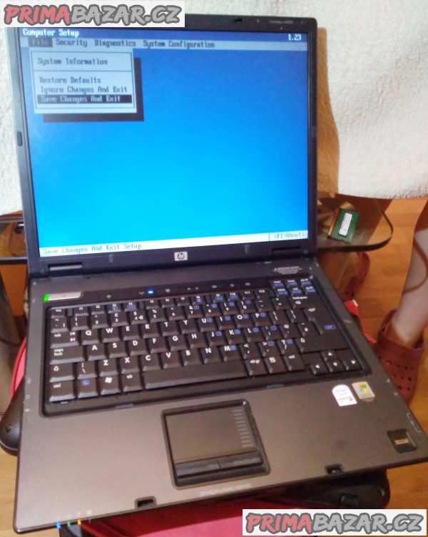 Notebook HP Compaq nc6320 - funkční bez HDD!!! Notebook HP Compaq nc6320 - funkční bez HDD!!!