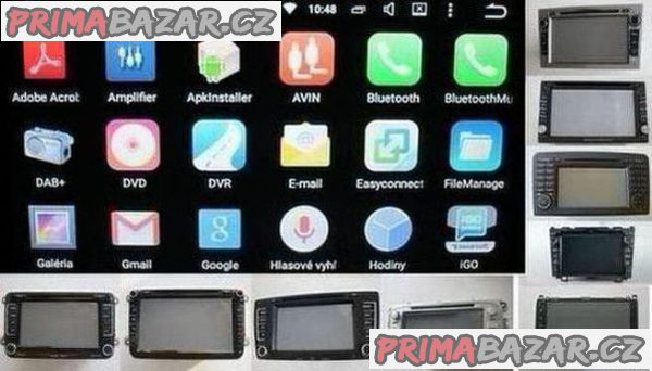 dotykove dvd autoradia s navigaciou android - vsetky znacky