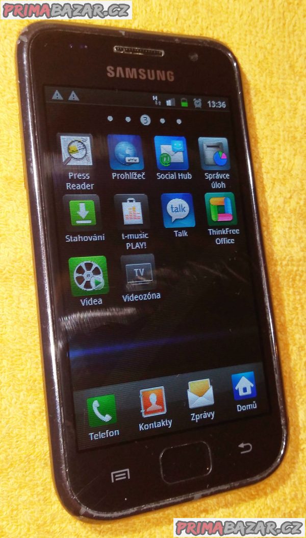 Samsung Galaxy S - funkční s 2 nedostatky!!! Samsung Galaxy S - funkční s 2 nedostatky!!!