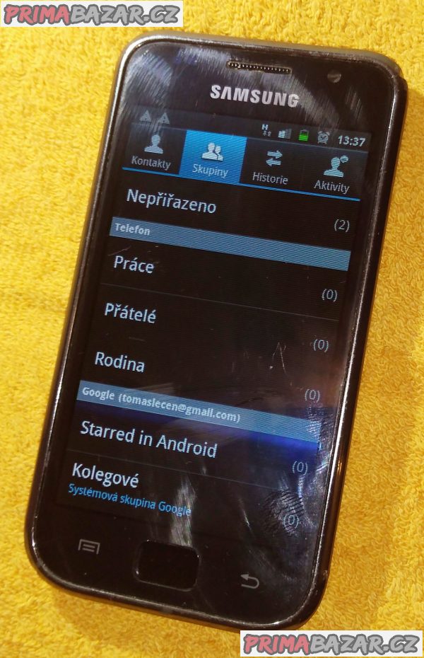 Samsung Galaxy S - funkční s 2 nedostatky!!! Samsung Galaxy S - funkční s 2 nedostatky!!!