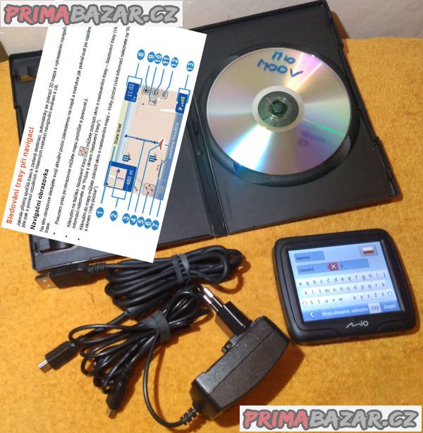 Navigace Mio Moov M300 - vč. nabíječky a USB!!! Navigace Mio Moov M300 - vč. nabíječky a USB!!!