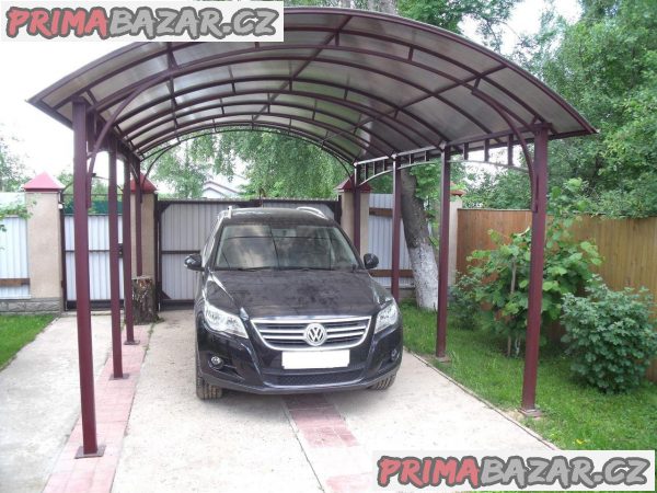 Zahradní přístřešek na auto GRANDE – 4 x 3.4 x 2.67 m Zahradní přístřešek na auto GRANDE – 4 x 3.4 x 2.67 m