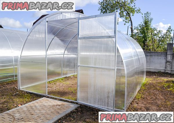 Polykarbonátový skleník OPTIMA šířka 2.5 m Polykarbonátový skleník OPTIMA šířka 2.5 m