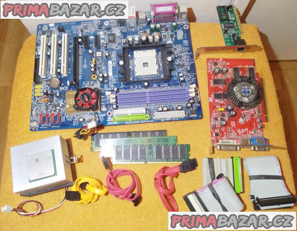 Zákl. deska GIGABYTE GA-K8NE + procesor a chladič a RAM 2 GB!!! Zákl. deska GIGABYTE GA-K8NE + procesor a chladič a RAM 2 GB!!!