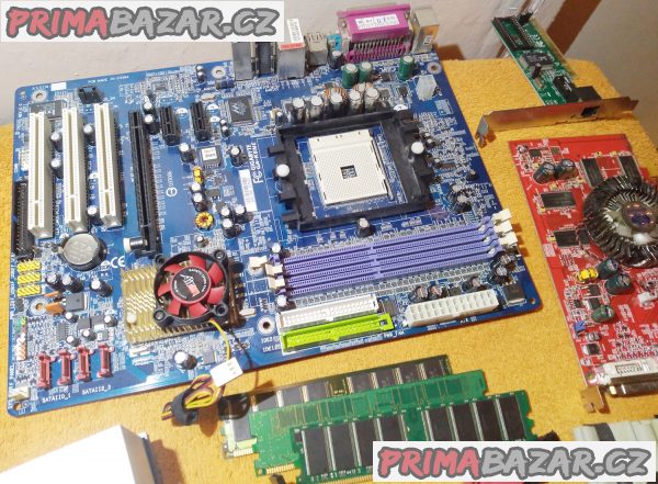 Zákl. deska GIGABYTE GA-K8NE + procesor a chladič a RAM 2 GB!!! Zákl. deska GIGABYTE GA-K8NE + procesor a chladič a RAM 2 GB!!!