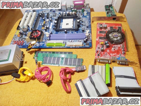 Zákl. deska GIGABYTE GA-K8NE + procesor a chladič a RAM 2 GB!!! Zákl. deska GIGABYTE GA-K8NE + procesor a chladič a RAM 2 GB!!!