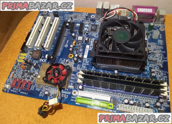 Zákl. deska GIGABYTE GA-K8NE + procesor a chladič a RAM 2 GB!!! Zákl. deska GIGABYTE GA-K8NE + procesor a chladič a RAM 2 GB!!!