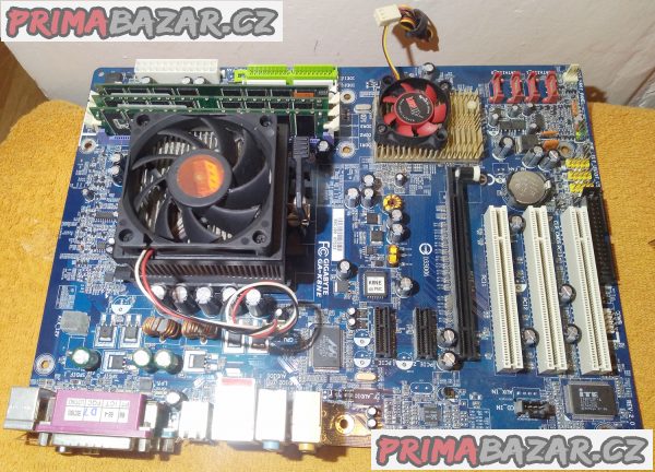 Zákl. deska GIGABYTE GA-K8NE + procesor a chladič a RAM 2 GB!!! Zákl. deska GIGABYTE GA-K8NE + procesor a chladič a RAM 2 GB!!!